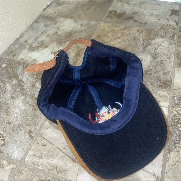 Vintage Atlanta 1996 Olympic Suede Hat unisex no official branding leather strap - Picture 7 of 14